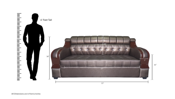 53 Brown Leathrette V2 Measurement
